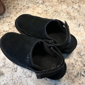 UGG Black Suede clogs
